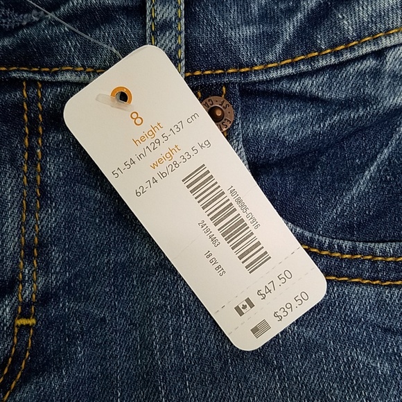 GYMBOREE Cropped Skinny - Adjustable  Girls size 8 - Picture 2 of 3